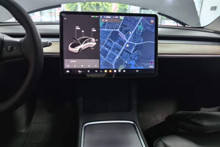 Used Tesla Model 3 2021 Revised Version Standard Range Rear-Wheel Drive Upgraded Edition 3D1 Audio And AC Panel