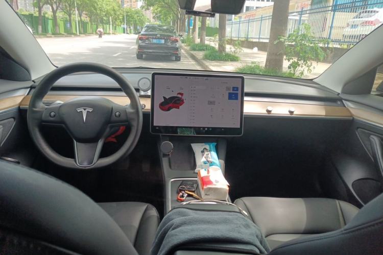 Used Tesla Model 3 2021 Revised Version Standard Range Rear-Wheel Drive Upgraded Edition 3D1 Center Console