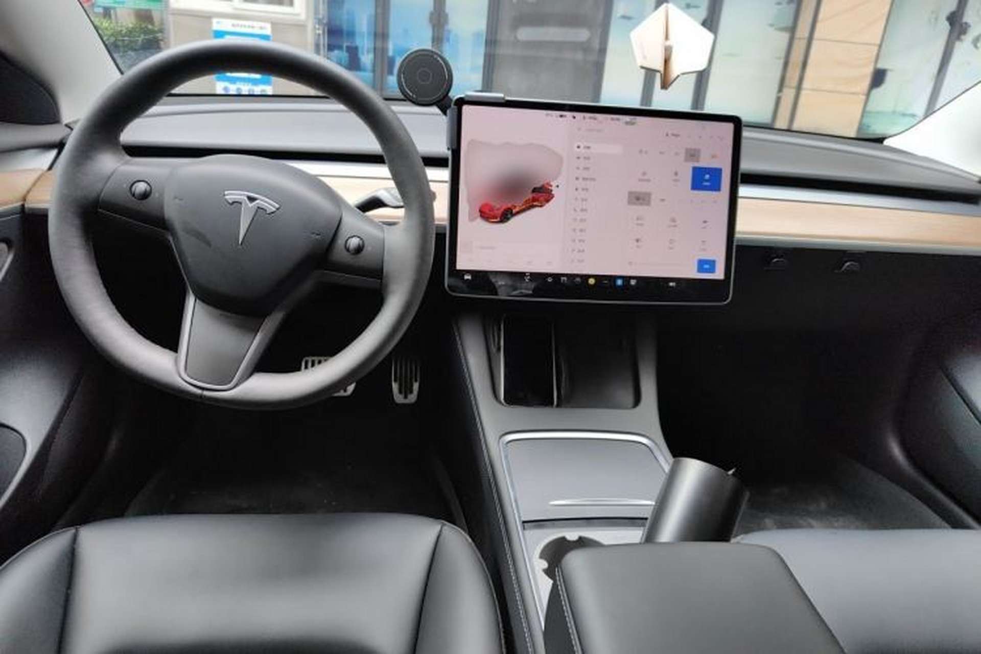 Used Tesla Model 3 2021 Revised Version Standard Range Rear-Wheel Drive Upgraded Edition 3D1 Center Console