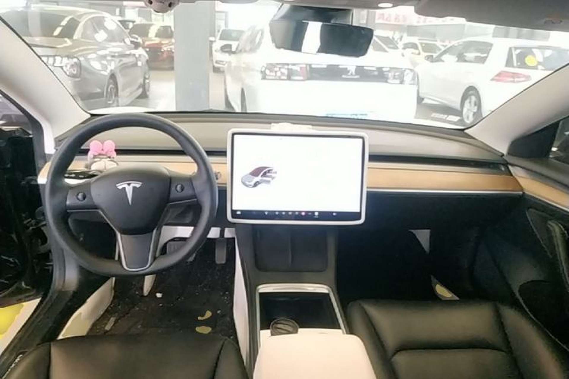 Used Tesla Model 3 2021 Standard Range Rear-Wheel Drive Upgraded Version 3D6 Center Console