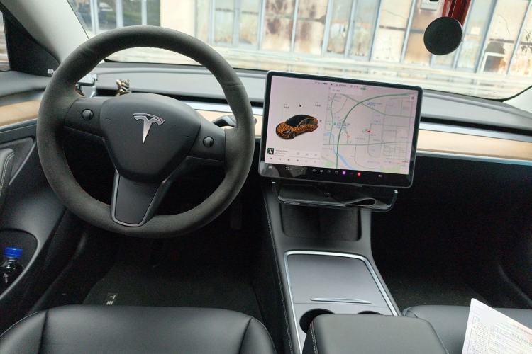 Used Tesla Model 3 2021 Revised Version Standard Range Rear-Wheel Drive Upgraded Edition 3D1 Center Console
