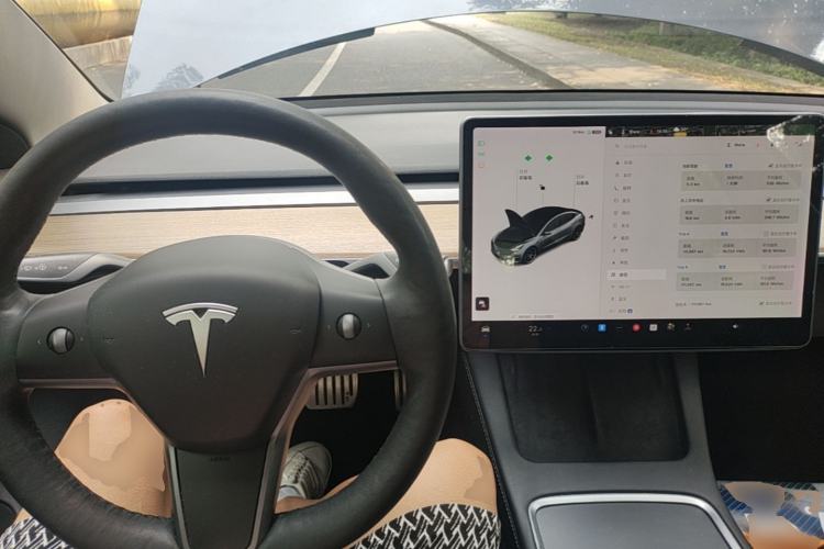 Used Tesla Model 3 2021 Performance High-Performance All-Wheel-Drive Version Center Console