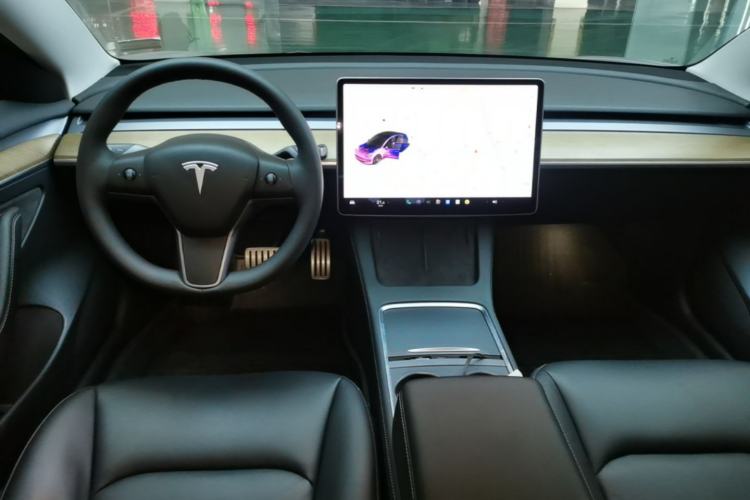 Used Tesla Model 3 2021 Performance High-Performance All-Wheel-Drive Version Center Console