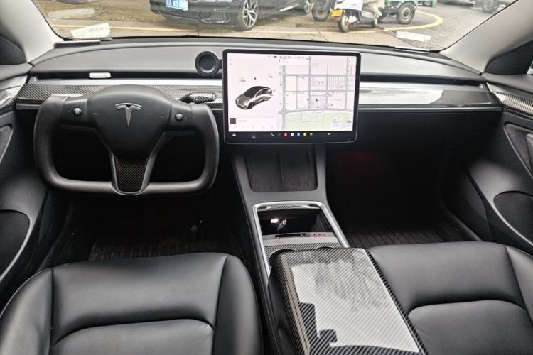 Used Tesla Model 3 2021 Revised Version Standard Range Rear-Wheel Drive Upgraded Edition 3D1 Center Console