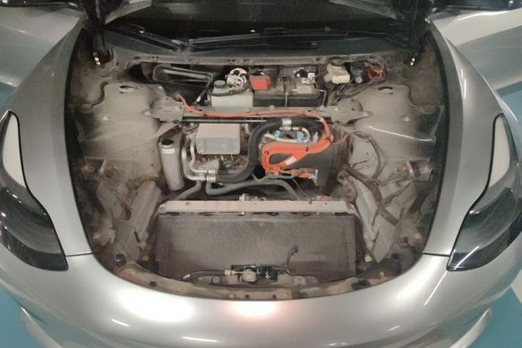 Used Tesla Model 3 2021 Standard Range Rear-Wheel Drive Upgraded Version 3D6 Engine Bay