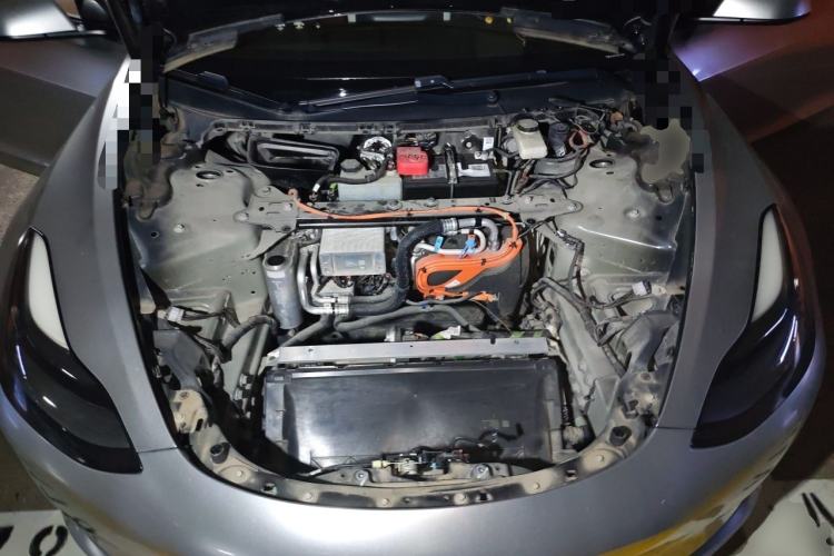 Used Tesla Model 3 2021 Standard Range Rear-Drive Upgraded Version Engine Bay