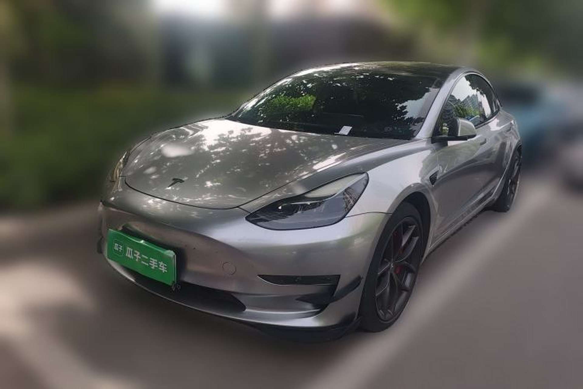 Used Tesla Model 3 2021 Performance High-Performance All-Wheel-Drive Version Front Left 45 Deg
