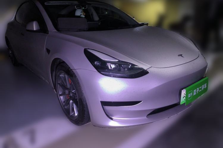 Used Tesla Model 3 2021 Standard Range Rear-Wheel Drive Upgraded Version 3D6 Front Right 45 Deg