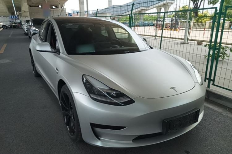 Used Tesla Model 3 2021 Standard Range Rear-Drive Upgraded Version Front Right 45 Deg