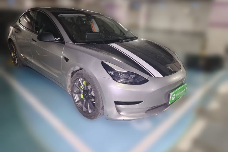 Used Tesla Model 3 2021 Standard Range Rear-Wheel Drive Upgraded Version 3D6 Front Right 45 Deg