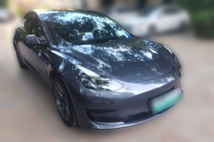Used Tesla Model 3 2021 Standard Range Rear-Drive Upgraded Version Front Right 45 Deg