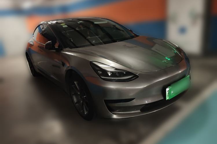 Used Tesla Model 3 2021 Standard Range Rear-Drive Upgraded Version Front Right 45 Deg
