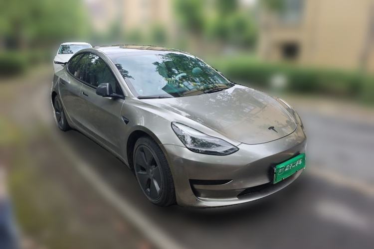 Used Tesla Model 3 2021 Revised Version Standard Range Rear-Wheel Drive Upgraded Edition 3D1 Front Right 45 Deg