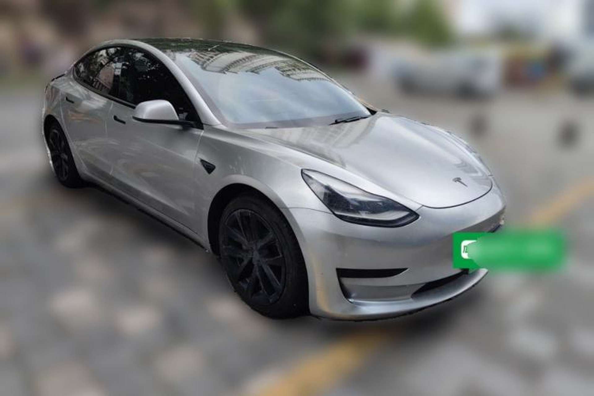 Used Tesla Model 3 2021 Revised Version Standard Range Rear-Wheel Drive Upgraded Edition 3D1 Front Right 45 Deg