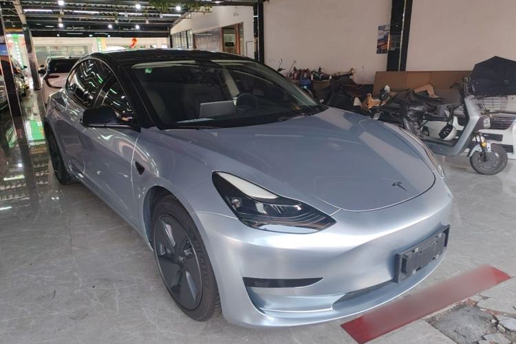 Used Tesla Model 3 2021 Standard Range Rear-Wheel Drive Upgraded Version 3D6 Front Right 45 Deg