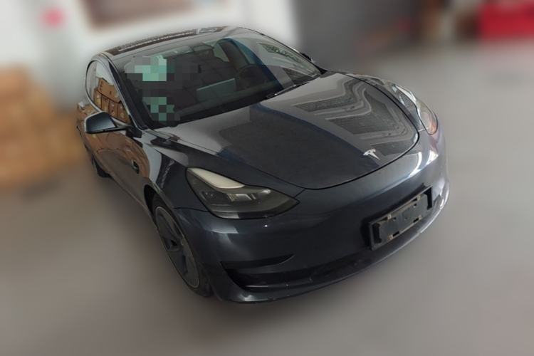Used Tesla Model 3 2021 Standard Range Rear-Drive Upgraded Version Front Right 45 Deg