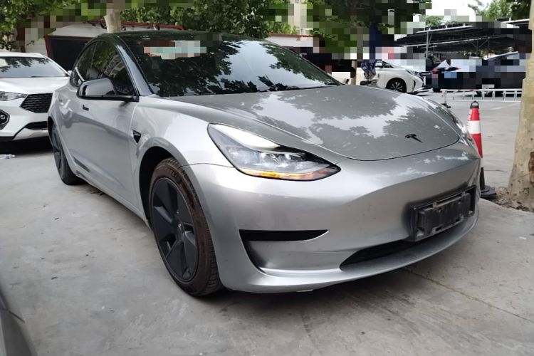 Used Tesla Model 3 2021 Standard Range Rear-Drive Upgraded Version Front Right 45 Deg