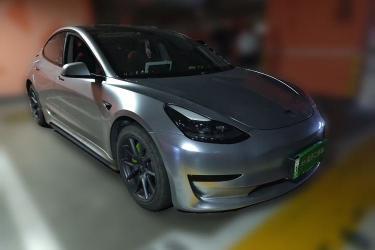 Used Tesla Model 3 2021 Standard Range Rear-Drive Upgraded Version Front Right 45 Deg