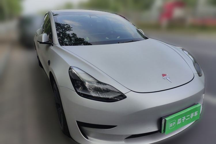 Used Tesla Model 3 2021 Standard Range Rear-Drive Upgraded Version Front Right 45 Deg