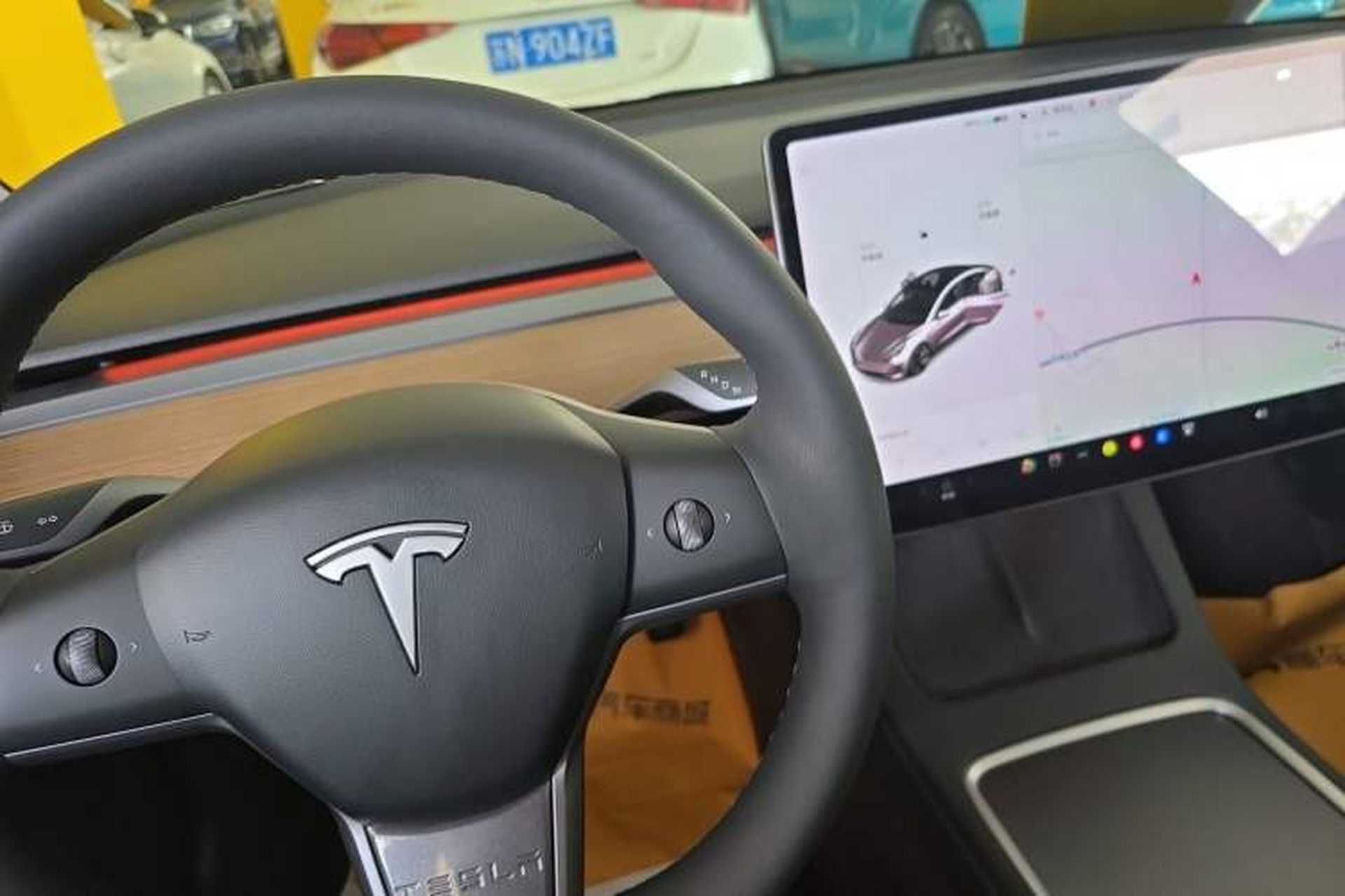 Used Tesla Model 3 2021 Standard Range Rear-Wheel Drive Upgraded Version 3D6 Gear Lever