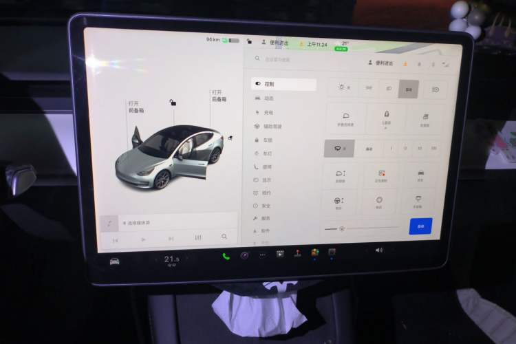 Used Tesla Model 3 2021 Standard Range Rear-Wheel Drive Upgraded Version 3D6 Instrument Cluster
