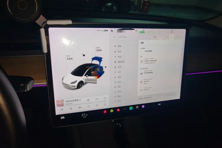 Used Tesla Model 3 2021 Standard Range Rear-Wheel Drive Upgraded Version 3D6 Instrument Cluster