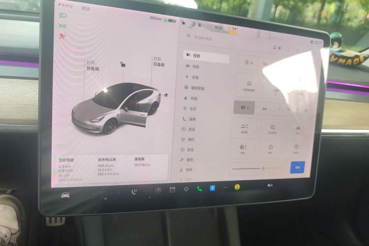 Used Tesla Model 3 2021 Performance High-Performance All-Wheel-Drive Version Instrument Cluster