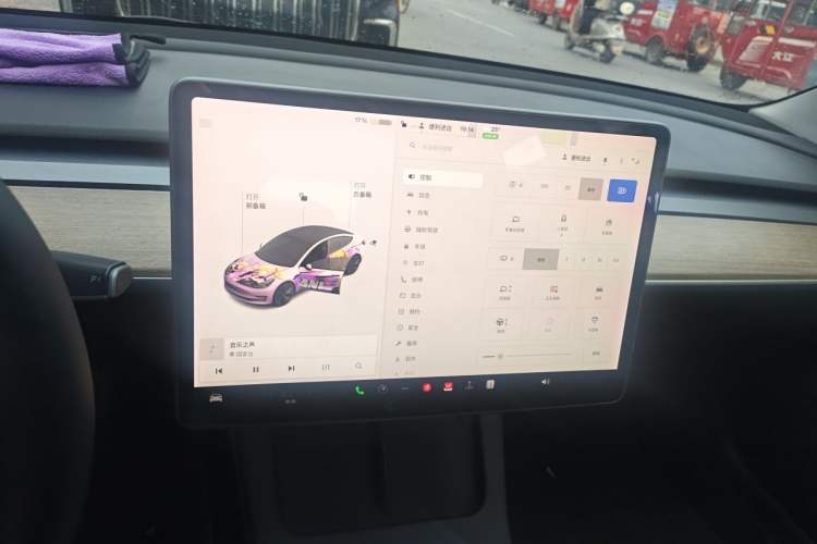 Used Tesla Model 3 2021 Revised Version Standard Range Rear-Wheel Drive Upgraded Edition 3D1 Instrument Cluster