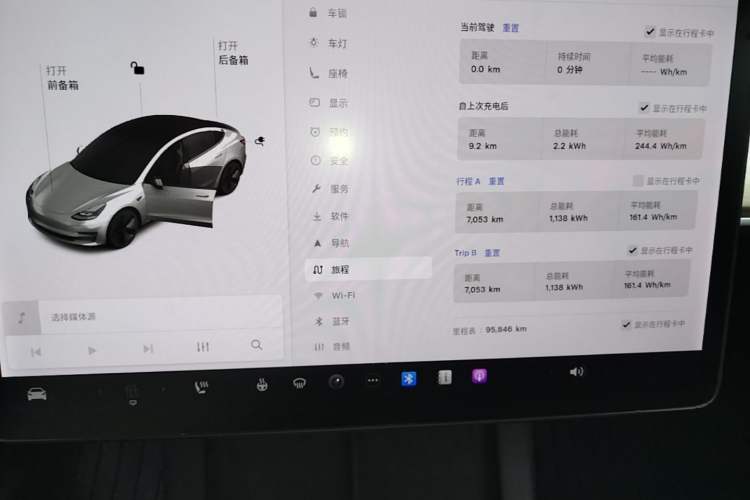 Used Tesla Model 3 2021 Standard Range Rear-Drive Upgraded Version Instrument Cluster