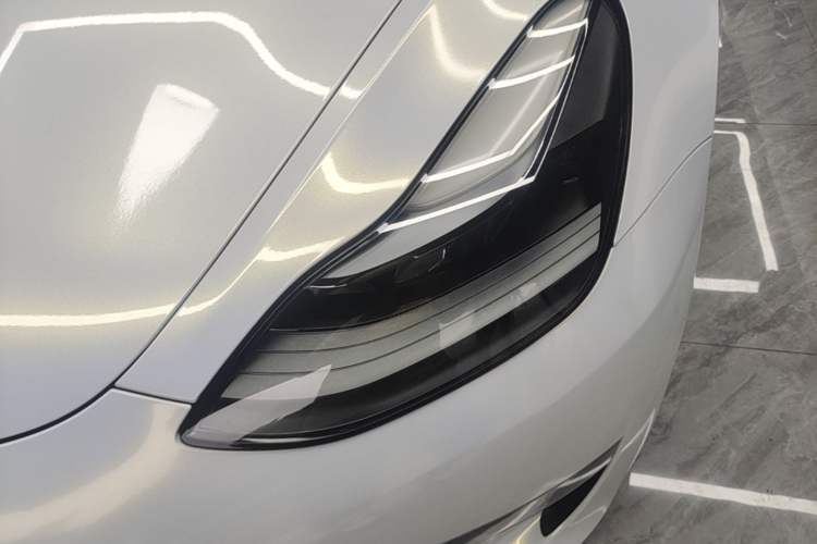 Used Tesla Model 3 2021 Performance High-Performance All-Wheel-Drive Version Left Front Headlight