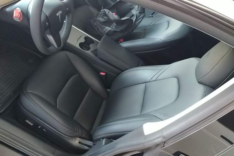 Used Tesla Model 3 2021 Performance High-Performance All-Wheel-Drive Version Left Front Seat