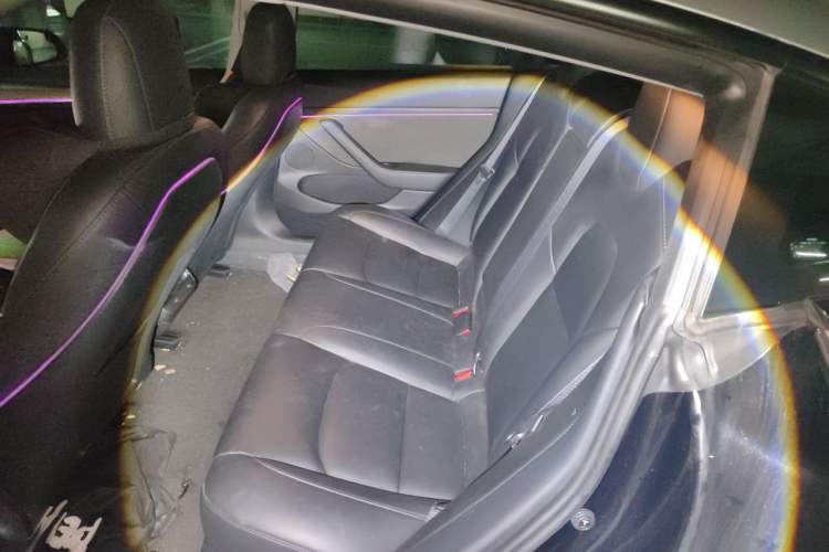 Used Tesla Model 3 2021 Standard Range Rear-Wheel Drive Upgraded Version 3D6 Left Rear Seat