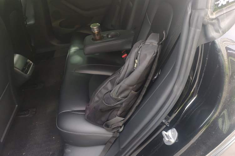 Used Tesla Model 3 2021 Performance High-Performance All-Wheel-Drive Version Left Rear Seat