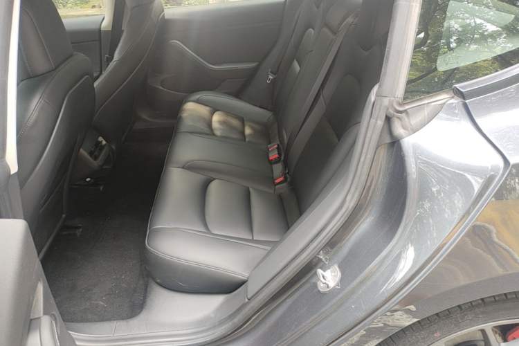 Used Tesla Model 3 2021 Performance High-Performance All-Wheel-Drive Version Left Rear Seat