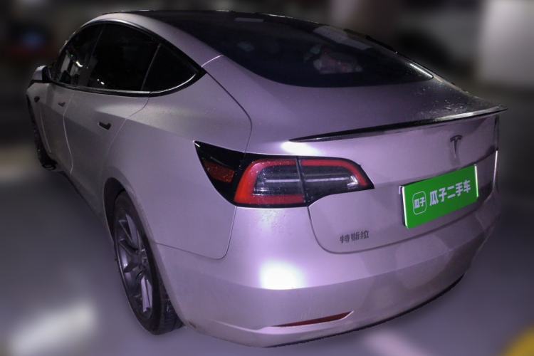Used Tesla Model 3 2021 Standard Range Rear-Wheel Drive Upgraded Version 3D6 Rear Left 45 Deg