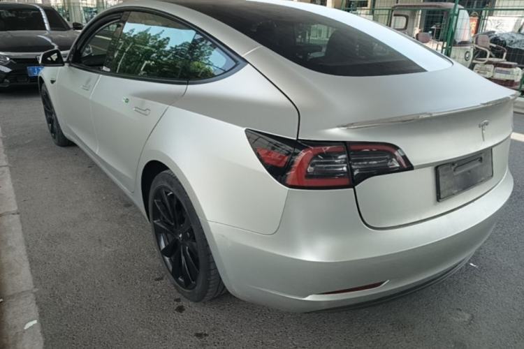 Used Tesla Model 3 2021 Standard Range Rear-Drive Upgraded Version Rear Left 45 Deg