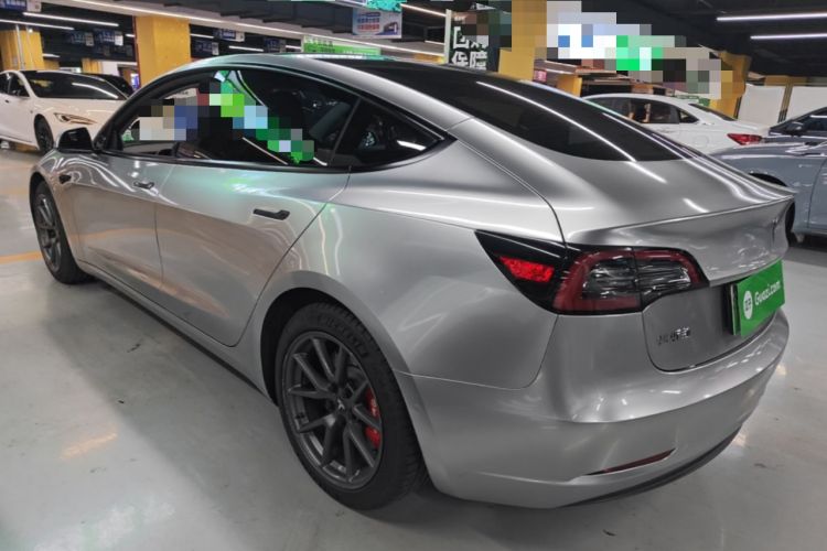 Used Tesla Model 3 2021 Standard Range Rear-Wheel Drive Upgraded Version 3D6 Rear Left 45 Deg