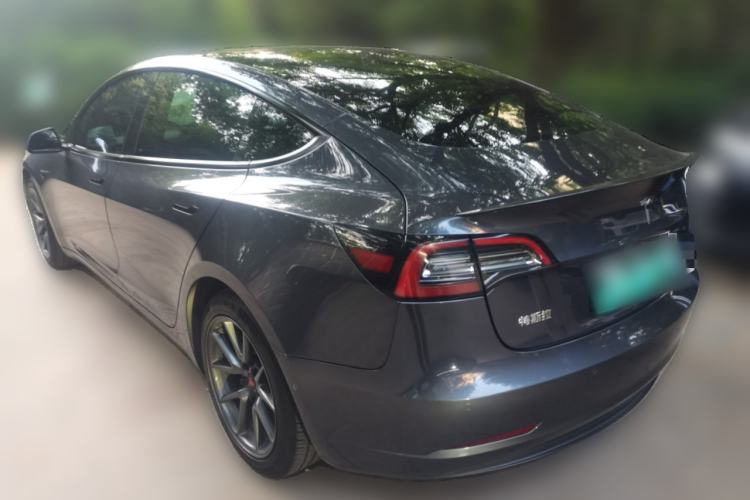 Used Tesla Model 3 2021 Standard Range Rear-Drive Upgraded Version Rear Left 45 Deg