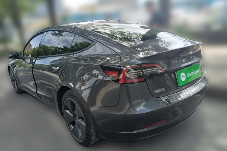 Used Tesla Model 3 2021 Revised Version Standard Range Rear-Wheel Drive Upgraded Edition 3D1 Rear Left 45 Deg