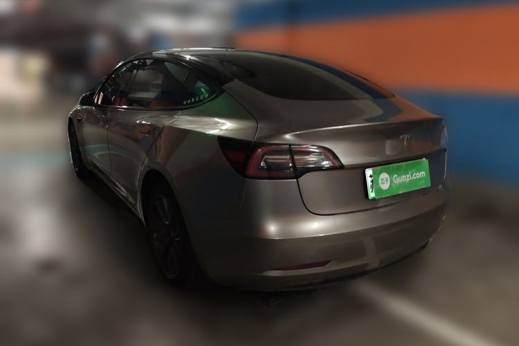 Used Tesla Model 3 2021 Standard Range Rear-Drive Upgraded Version Rear Left 45 Deg