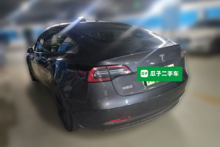 Used Tesla Model 3 2021 Standard Range Rear-Drive Upgraded Version Rear Left 45 Deg