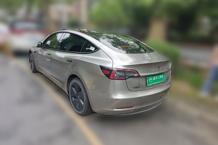 Used Tesla Model 3 2021 Revised Version Standard Range Rear-Wheel Drive Upgraded Edition 3D1 Rear Left 45 Deg