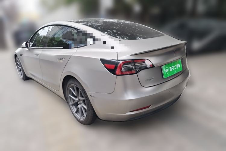 Used Tesla Model 3 2021 Standard Range Rear-Drive Upgraded Version Rear Left 45 Deg