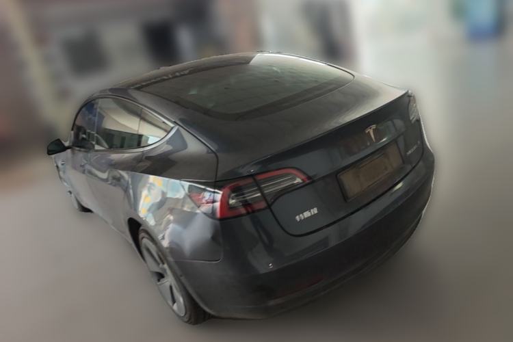 Used Tesla Model 3 2021 Standard Range Rear-Drive Upgraded Version Rear Left 45 Deg