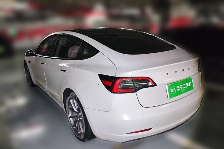 Used Tesla Model 3 2021 Standard Range Rear-Drive Upgraded Version Rear Left 45 Deg