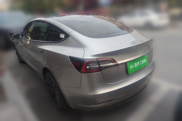 Used Tesla Model 3 2021 Revised Version Standard Range Rear-Wheel Drive Upgraded Edition 3D1 Rear Left 45 Deg