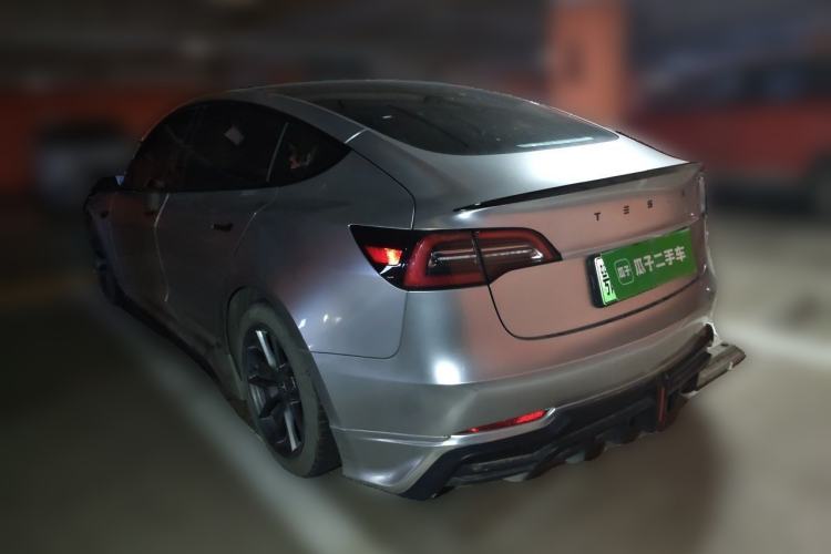 Used Tesla Model 3 2021 Standard Range Rear-Drive Upgraded Version Rear Left 45 Deg