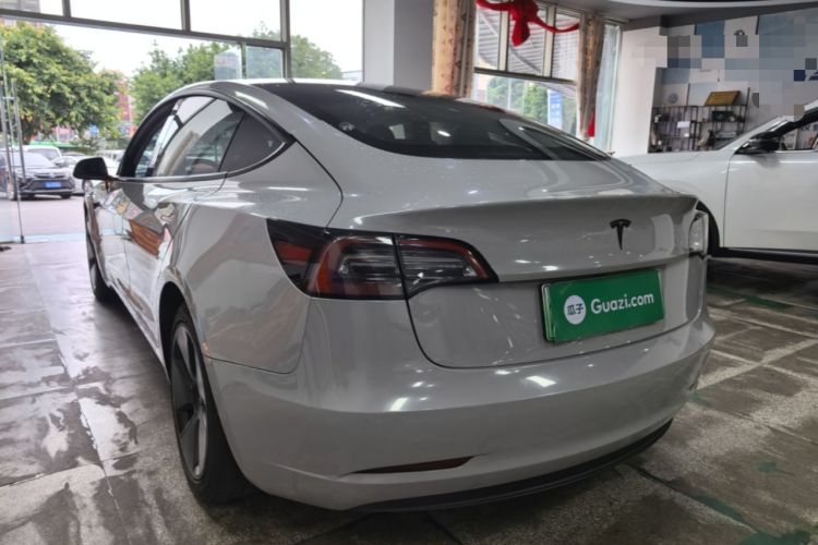 Used Tesla Model 3 2021 Revised Version Standard Range Rear-Wheel Drive Upgraded Edition 3D1 Rear Left 45 Deg