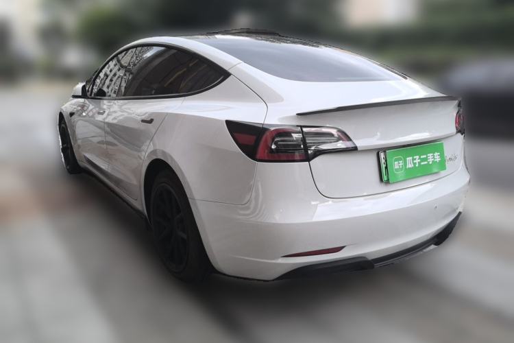 Used Tesla Model 3 2021 Standard Range Rear-Drive Upgraded Version Rear Left 45 Deg