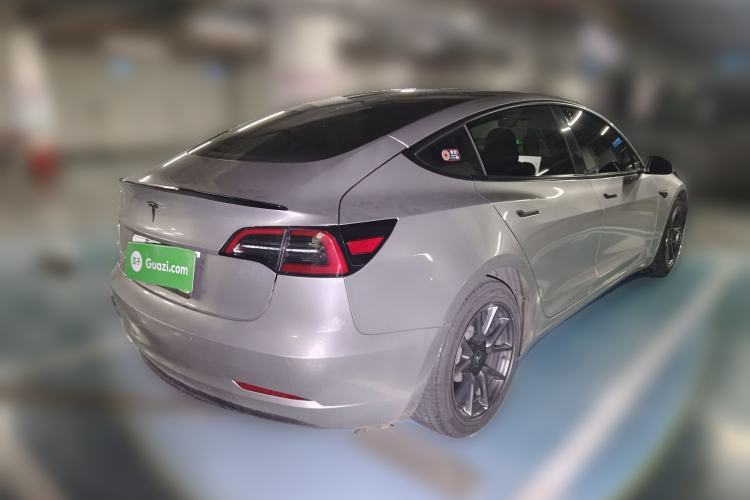 Used Tesla Model 3 2021 Standard Range Rear-Wheel Drive Upgraded Version 3D6 Rear Right 45 Deg